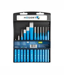 HOGERT HT3B712 Chisel and punch set, 12 pcs, CrV
